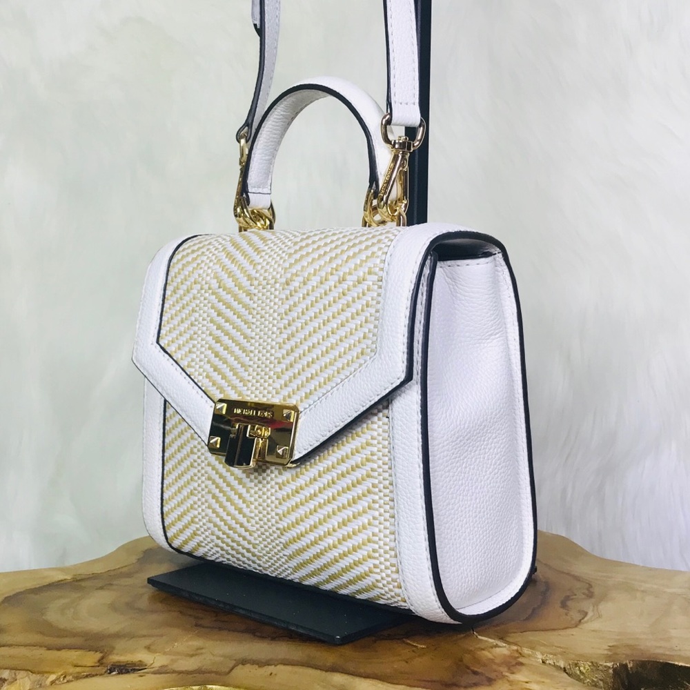 Michael Kors Kinsley Weaved XS TH Satchel - Picture 2 of 8